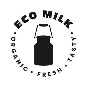 Promoting environmental conservation through eco-friendly milk initiatives Ilustración de archivo