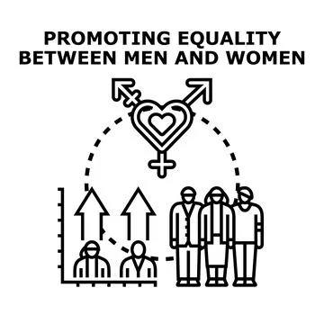 Promoting gender equality and diversity in society イラスト素材