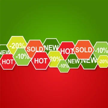 Promotion background Stock Illustration