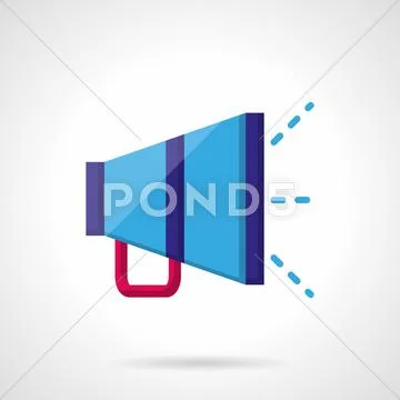 Promotion color vector icon Stock Illustration
