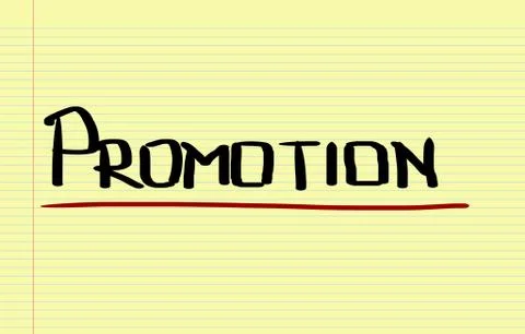 Promotion Concept Illustrazione stock