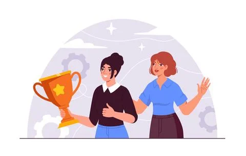 Promotion at work vector concept Stock Illustration