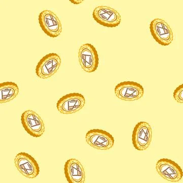 Promotional offer affiliate program isometric icon seamless pattern Stockillustratie