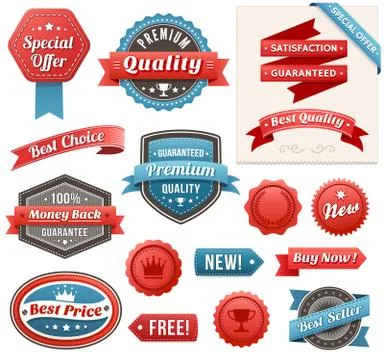 Promotional sales Design elements Stock Illustration