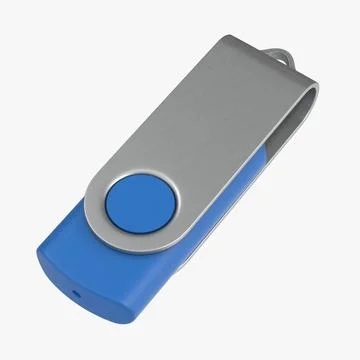 Promotional USB Sticks 03 Closed Mockups Collection 3D Model