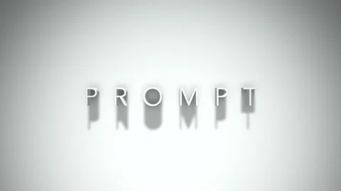 Prompt 3D title animation with shadows on a white background Video stock 297571579