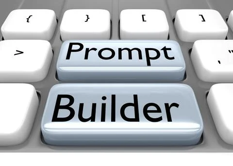 Prompt Builder concept Ilustración de archivo