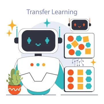 Prompt-engineers writing a command to a artificial neuron network 스톡 일러스트