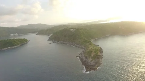 Promthep Cape sunset Stock Footage 83784753