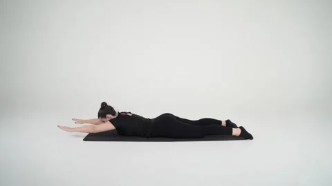 Prone Arm Sweep Stock Footage 314194783