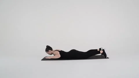 - Prone W to lifts Stock Footage 314193751