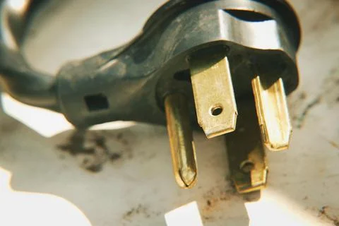 Prongs On A Plug Stock Photos