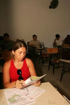 Proof of enem in bahia Stock Photos