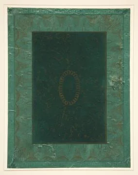 Proof for Shell Pattern Mount. Artist: Theodore Roussel, French, active Br... Stock Photos