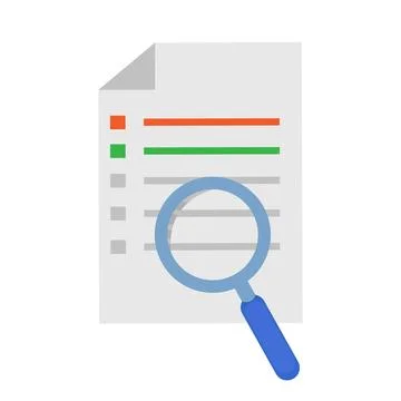 Proofreading Icon Vector Illustration Stock Illustration