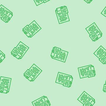 Proofreading text technical writer line seamless pattern Stock Illustration