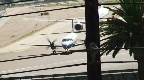 Prop Jet HD Stock Footage 482982