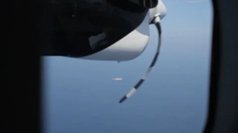 Prop Plane Propeller High Shutter Speed 2 Stock Footage 22516172