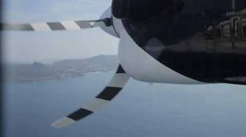 Prop Plane Propeller High Shutter Speed 3 Stock Footage 22516614