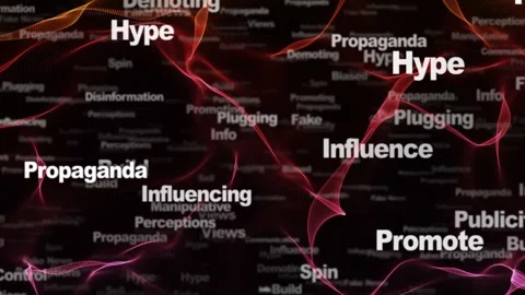 PROPAGANDA Keywords Animation, Backgroun... | Stock Video | Pond5