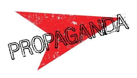 Propaganda rubber stamp Stock Illustration