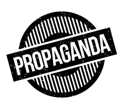 Propaganda rubber stamp Stock Illustration