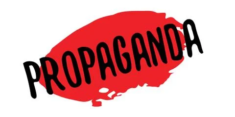 Propaganda rubber stamp Stock Illustration