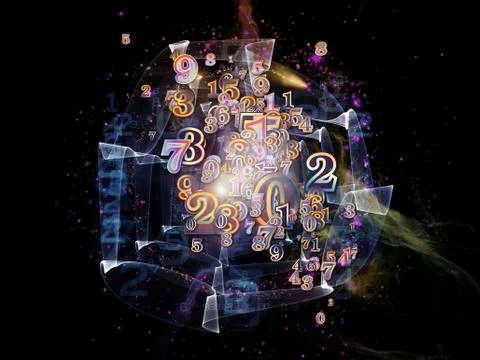 Propagating of Numbers Stock Illustration