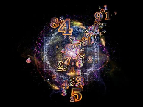 Propagating of Numbers Stock Illustration