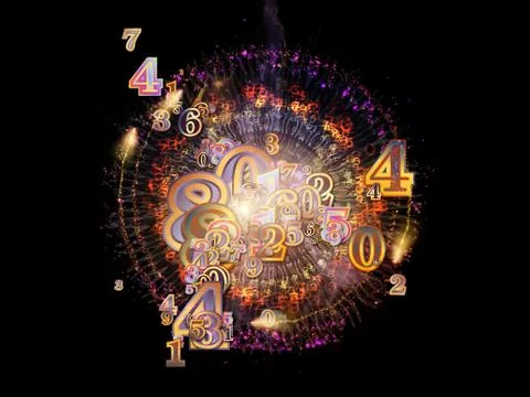 Propagating of Numbers イラスト素材