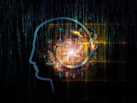 Propagation of Consciousness 스톡 일러스트