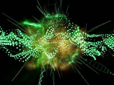 Propagation of DNA Stock Illustration