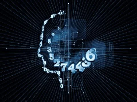 Propagation of Geometry Illustrazione stock