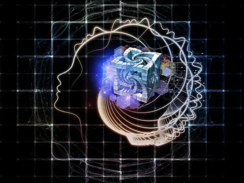 Propagation of Geometry Stock Illustration