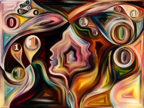 Propagation of Inner Colors Illustrazione stock