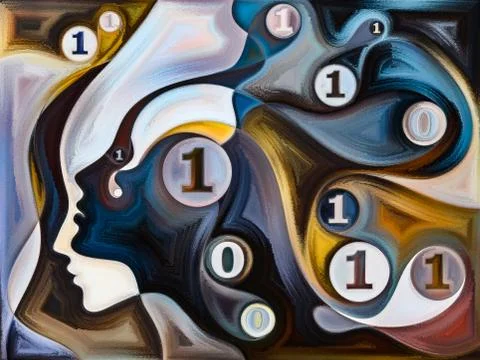 Propagation of Inner Colors Stock Illustration