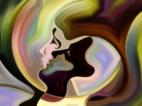 Propagation of Inner Paint 스톡 일러스트