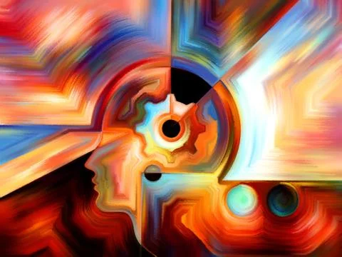 Propagation of Inner Paint Stock Illustration