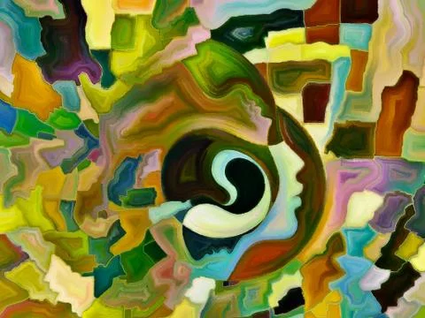 Propagation of Inner Paint Stock Illustration