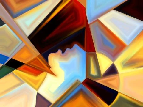 Propagation of Inner Paint Stock Illustration