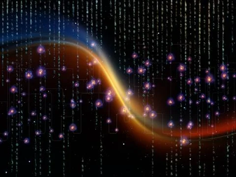 Propagation of Integers Illustrazione stock