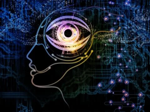 Propagation of Machine Consciousness Illustrazione stock gratuita
