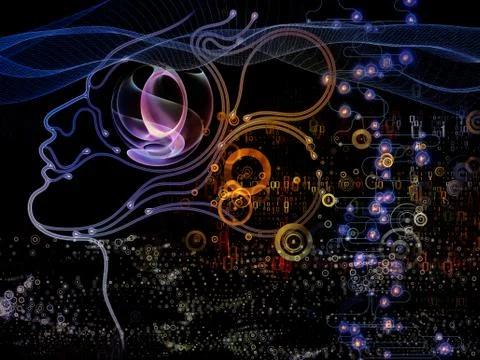 Propagation of Machine Consciousness 스톡 일러스트