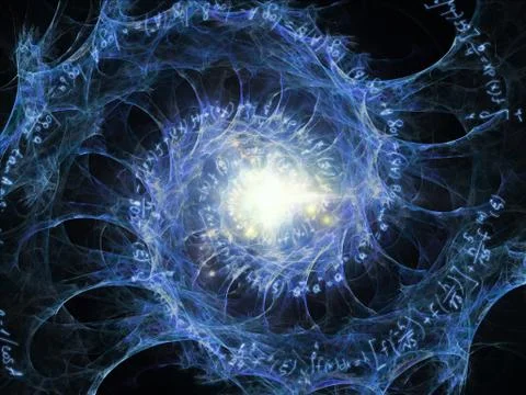 Propagation of Math Vortex 스톡 일러스트