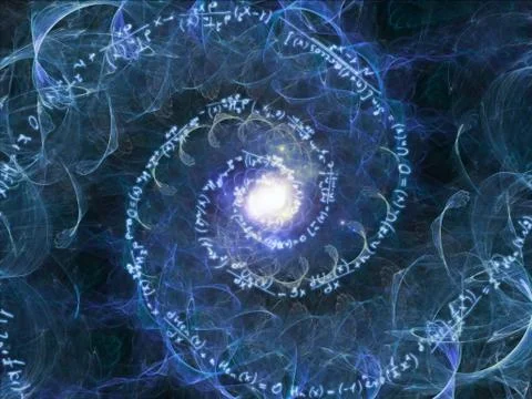 Propagation of Math Vortex Stock Illustration