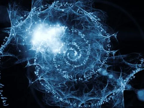 Propagation of Math Vortex 库存插图