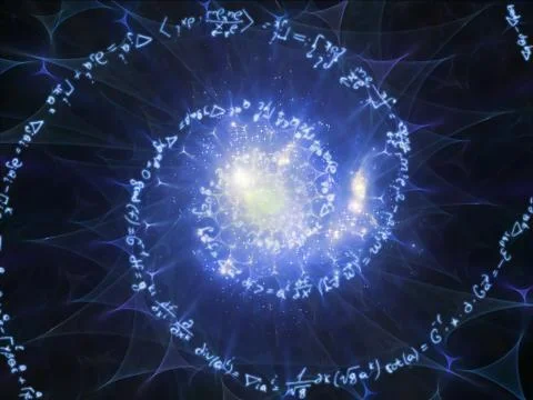 Propagation of Math Vortex Stock Illustration