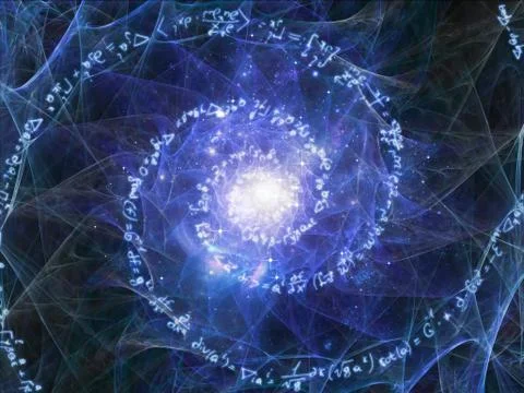 Propagation of Math Vortex Stockillustratie