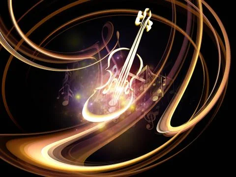 Propagation of Music Stock Illustration