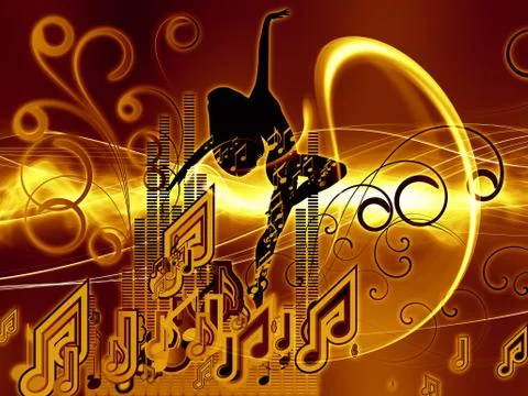 Propagation of Music Stock Illustration